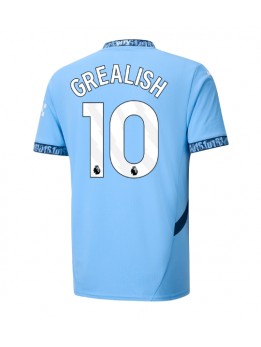 Billige Manchester City Jack Grealish #10 Hjemmedrakt 2024-25 Kortermet